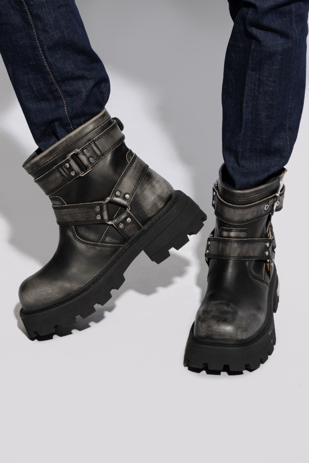 Black 'Dominique' Ankle Boots Eytys - SchaferandweinerShops
